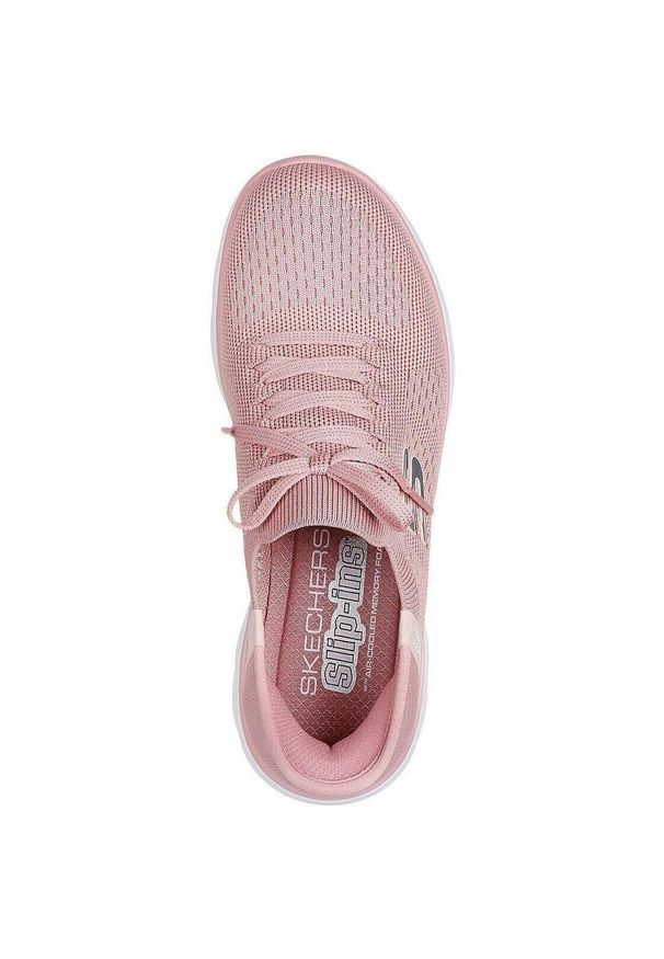 skechers - Adidasy Skechers Summits-new Daily, Kobiety. Kolor: różowy. Materiał: materiał