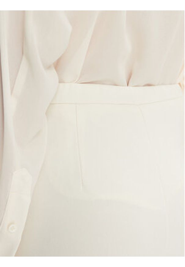 ViCOLO Spodnie materiałowe TB0079 Écru Regular Fit. Materiał: syntetyk