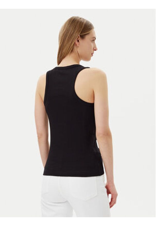 JOOP! Jeans Top 30046103 Czarny Slim Fit. Kolor: czarny. Materiał: bawełna