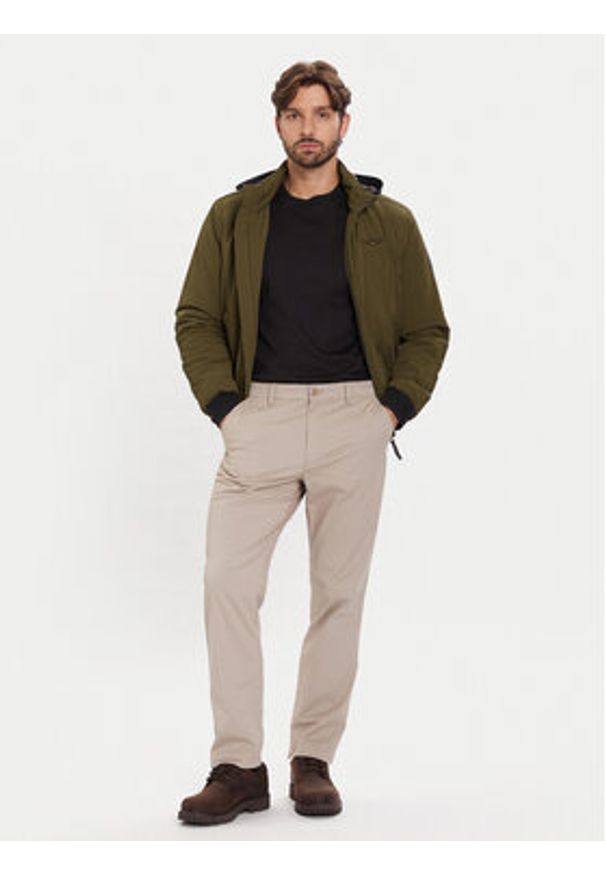 Aeronautica Militare Kurtka bomber 252AB3026UCT03264 Zielony Regular Fit. Kolor: zielony. Materiał: syntetyk