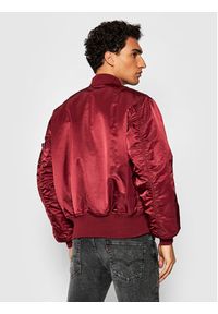 Alpha Industries Kurtka bomber Ma-1 100101 Bordowy Regular Fit. Kolor: czerwony. Materiał: syntetyk