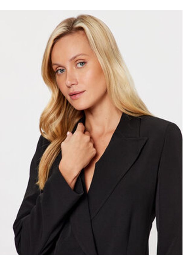 Liu Jo Marynarka WA3433 T7896 Czarny Regular Fit. Kolor: czarny. Materiał: syntetyk