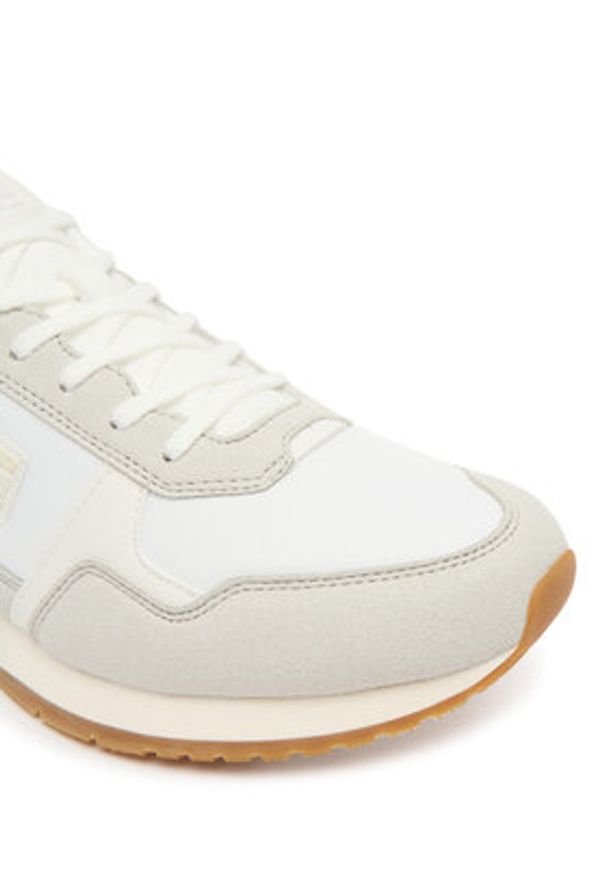 Tommy Jeans Sneakersy Tjm Runner Casual EM0EM01617 Écru. Okazja: na co dzień. Kolor: kremowy. Materiał: materiał