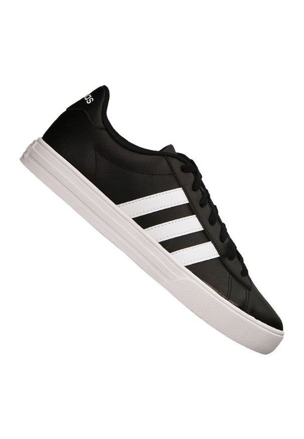 Adidas - Buty adidas Daily 2.0 M DB0161 czarne. Okazja: na co dzień. Zapięcie: pasek. Kolor: czarny. Materiał: syntetyk, materiał, guma, zamsz, skóra. Szerokość cholewki: normalna. Sezon: wiosna. Sport: tenis