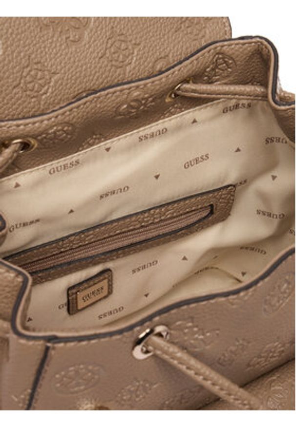 Guess Plecak 178551 Beżowy. Kolor: beżowy. Materiał: skóra