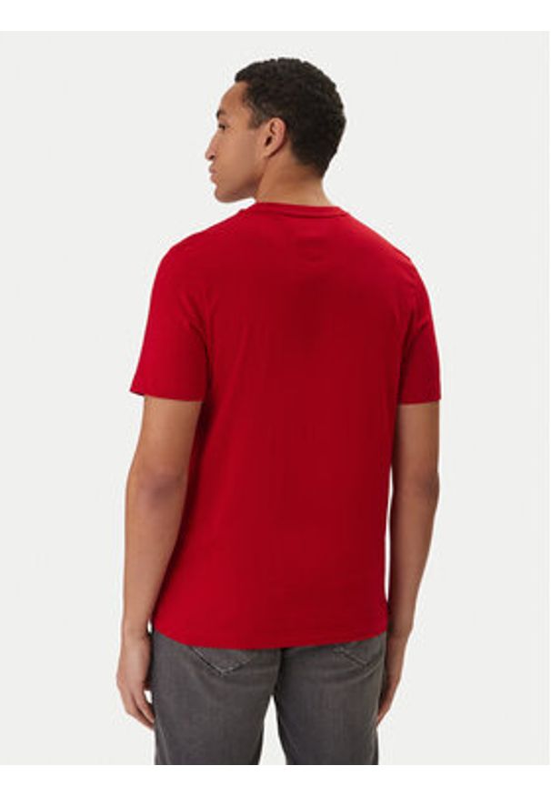 TOMMY HILFIGER - Tommy Hilfiger T-Shirt Ess Seasonal MW0MW39995 Czerwony Regular Fit. Kolor: czerwony. Materiał: bawełna