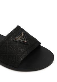 Guess Klapki FLJELS Czarny. Kolor: czarny. Materiał: materiał #3