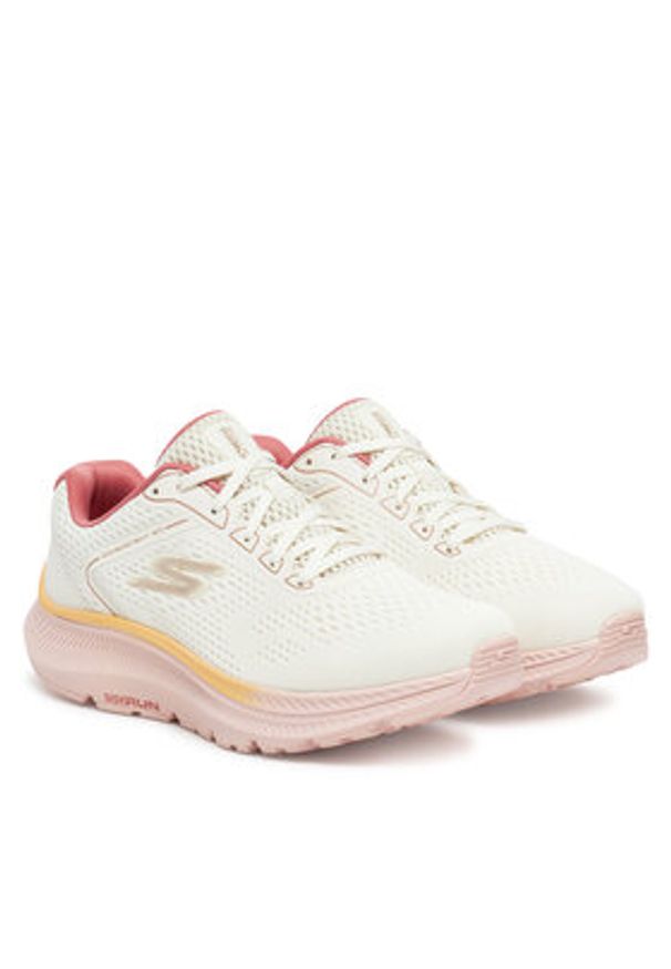 skechers - Skechers Sneakersy Go Run Consistent 2.0-Mile Marker 128607/NTPK Beżowy. Kolor: beżowy. Materiał: materiał. Sport: bieganie