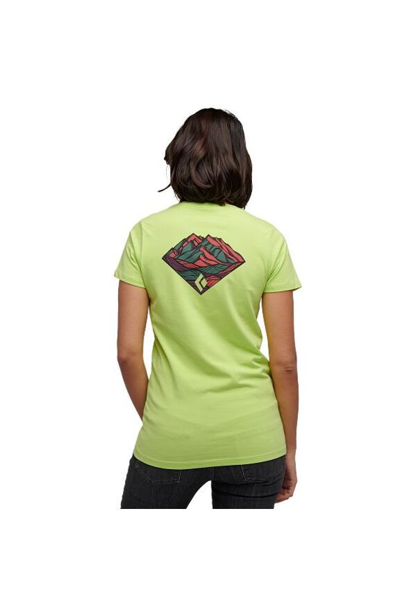 Koszulka damska Black Diamond Mountain Diamond Tee T-shirt. Kolor: zielony