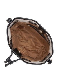 Wittchen - Torebka worek w stylu cargo. Kolor: wielokolorowy, czarny, srebrny. Wzór: napisy, haft. Dodatki: z haftem. Materiał: skórzane. Rozmiar: małe. Styl: casual, elegancki #5