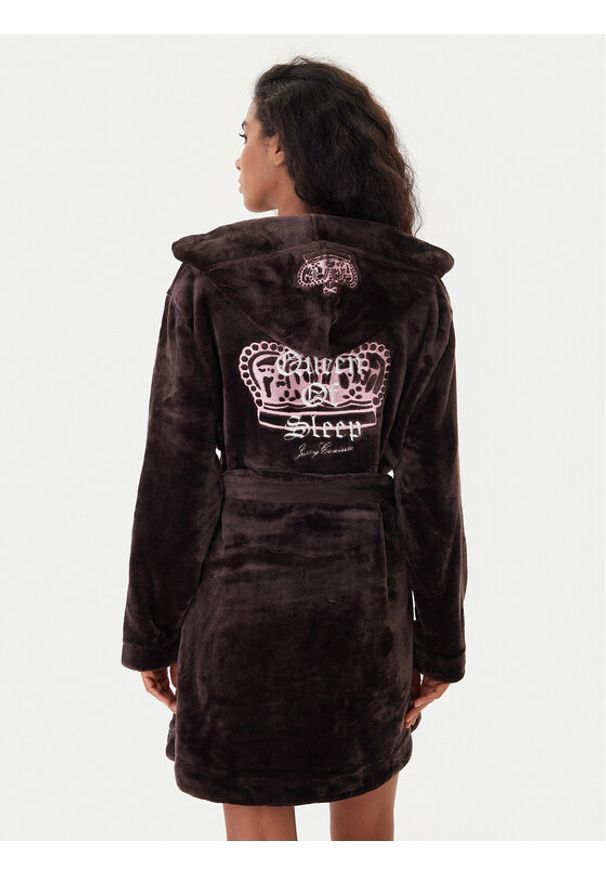 Juicy Couture Szlafrok JCLRB225503 Brązowy. Kolor: brązowy. Materiał: syntetyk