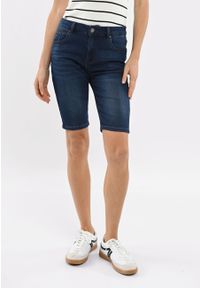 Volcano - Szorty jeansowe, Slim Fit, E-FIFFY. Kolor: niebieski. Materiał: jeans. Styl: klasyczny