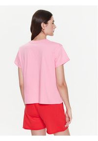 DKNY Sport T-Shirt DP1T8521 Różowy Classic Fit. Kolor: różowy. Materiał: bawełna. Styl: sportowy #3
