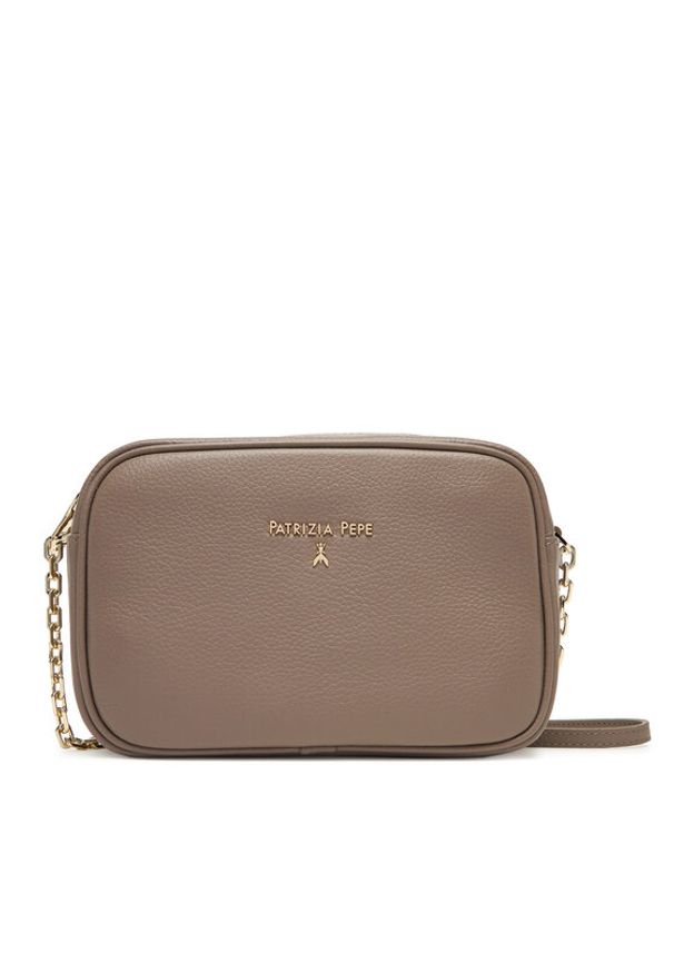 Patrizia Pepe Torebka CB0071/L001-B744 Brązowy. Kolor: brązowy. Materiał: skórzane