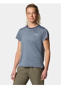 columbia - Koszulka techniczna damska Columbia BlueVista Hill Short Sleeve Crew. Kolor: niebieski