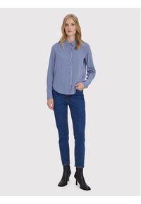 Vero Moda Jeansy Brenda 10268434 Granatowy Straight Fit. Kolor: niebieski #4