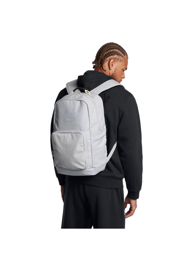 Plecak Under Armour Curry Splash. Kolor: szary, biały, wielokolorowy