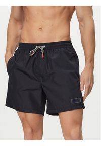 Guess Szorty kąpielowe M6GZ20 W2170 Granatowy Regular Fit. Kolor: niebieski. Materiał: syntetyk #1