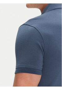 TOMMY HILFIGER - Tommy Hilfiger Polo 1985 MW0MW17771 Niebieski Slim Fit. Typ kołnierza: polo. Kolor: niebieski. Materiał: bawełna