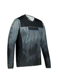 LEATT - Koszulka rowerowa MTB męska Leatt 4.0 Gravity Black z długim rękawem. Kolor: czarny. Materiał: jersey. Długość rękawa: długi rękaw. Długość: długie