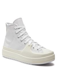 Converse Trampki Chuck Taylor All Star Construct Leather A02116C Biały. Kolor: biały. Materiał: skóra