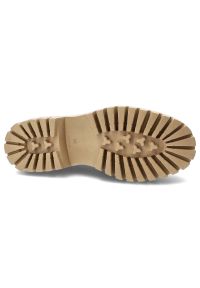 Beżowe Półbuty Karino Eleganckie Skórzane Buty. Okazja: na co dzień. Kolor: beżowy. Materiał: skóra. Szerokość cholewki: normalna. Wzór: aplikacja. Styl: elegancki
