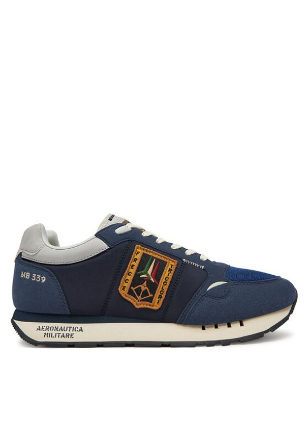 Niebieskie sneakersy Aeronautica Militare