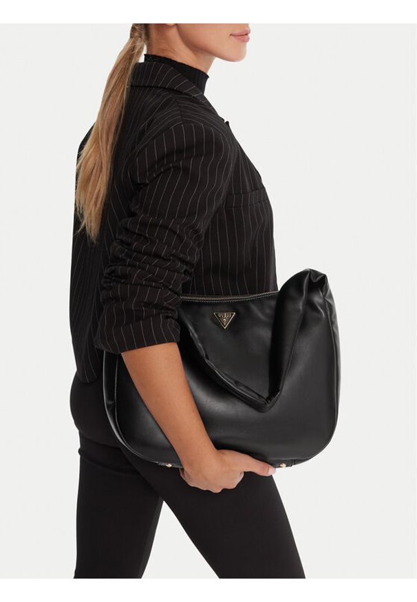 Guess Torebka HWNG75 34020 Czarny. Kolor: czarny. Materiał: skórzane