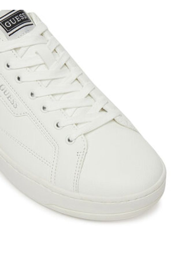 Guess Sneakersy FMJVIC PEL12 Biały. Kolor: biały. Materiał: skóra