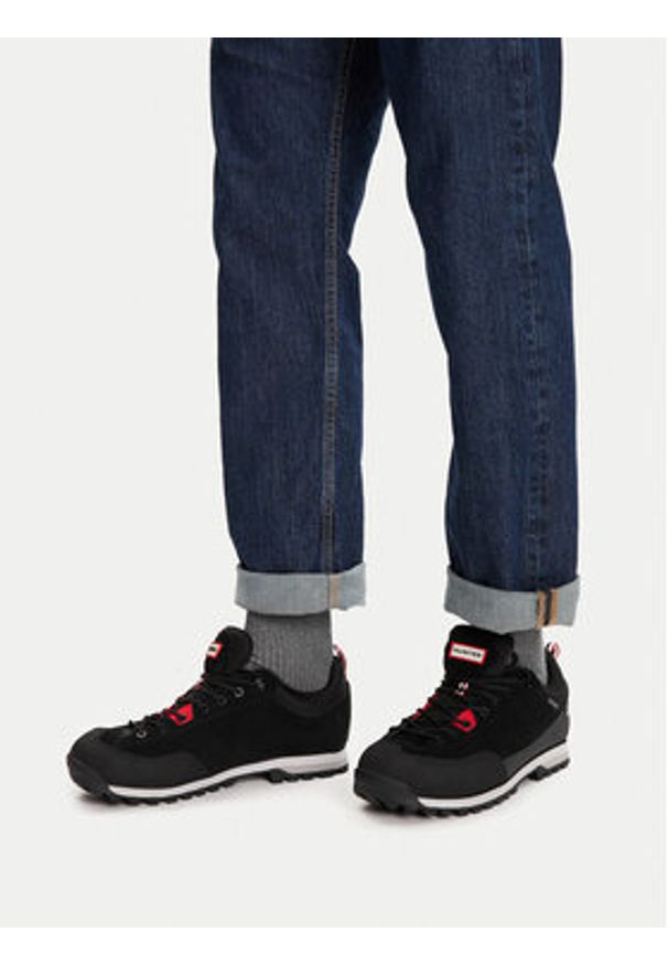 Hunter Trekkingi CEO-H8-197 Czarny. Kolor: czarny. Materiał: zamsz, skóra. Sport: turystyka piesza