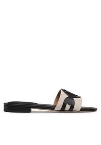 Lauren Ralph Lauren - LAUREN RALPH LAUREN Klapki Alegra 802826823004 Beżowy. Kolor: beżowy. Materiał: materiał #2
