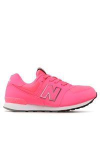 New Balance Sneakersy GC574IN1 Różowy. Kolor: różowy. Materiał: skóra. Model: New Balance 574