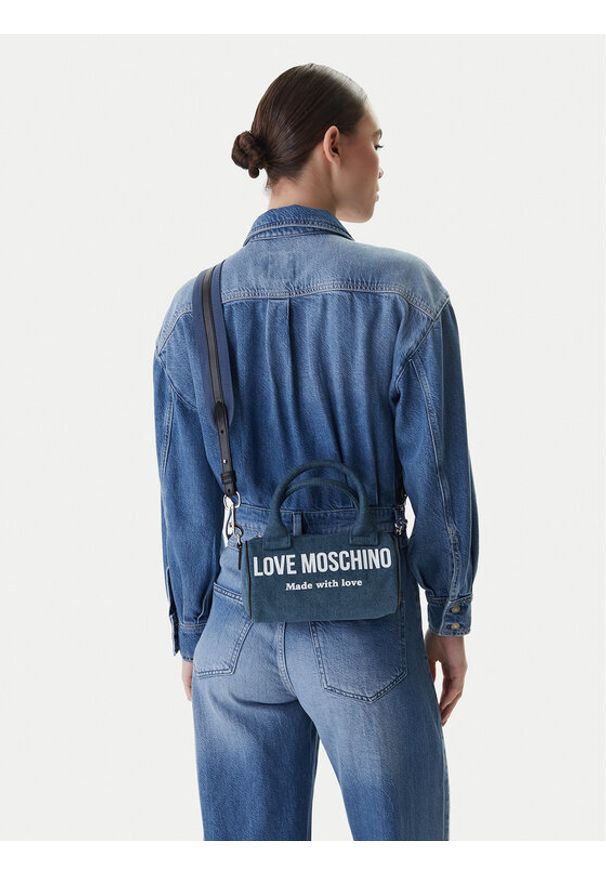 Love Moschino - LOVE MOSCHINO Torebka JC4061PP1OLG170A Niebieski. Kolor: niebieski