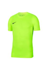 Koszulka z krótkim rękawem Męska Nike FIT PARK VII JBY BV6708 702 Kolor Zielony. Kolor: zielony. Długość rękawa: krótki rękaw. Długość: krótkie