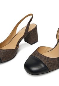 MICHAEL Michael Kors Czółenka Perla Flex 40T5PLMP2B Brązowy. Kolor: brązowy. Materiał: skóra #4