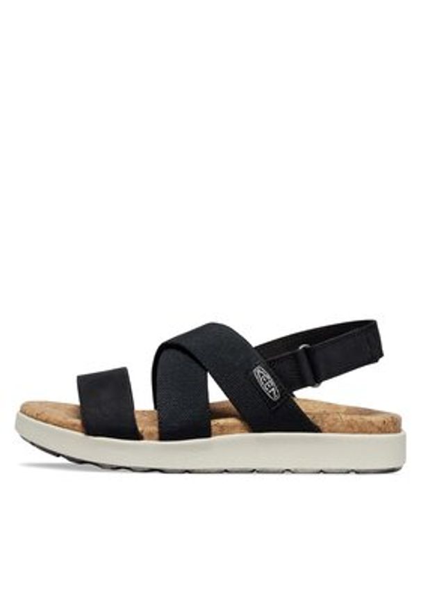 keen - Keen Sandały Elle Criss Cross 1028627 Czarny. Kolor: czarny. Materiał: materiał