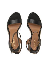 Lauren Ralph Lauren Espadryle 802940573001 Czarny. Kolor: czarny. Materiał: skóra #4