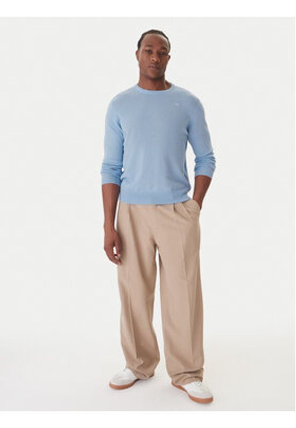 Robe di Kappa Sweter 670477X 333 Niebieski Regular Fit. Kolor: niebieski. Materiał: wełna