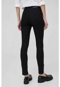 Calvin Klein jeansy damskie high waist. Stan: podwyższony. Kolor: czarny