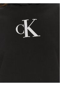 Calvin Klein Jeans Bluza Satin J20J223432 Czarny Regular Fit. Kolor: czarny. Materiał: bawełna