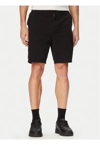 BOSS Szorty materiałowe H-Kane1 50555235 Czarny Modern Fit. Kolor: czarny. Materiał: bawełna #1