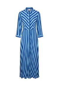 YAS Sukienka koszulowa Savanna 26022663 Niebieski Loose Fit. Kolor: niebieski. Materiał: wiskoza. Typ sukienki: koszulowe #4