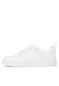 Calvin Klein Sneakersy Basket Cupsole Laceu YM0YM00824 Biały. Kolor: biały. Materiał: skóra