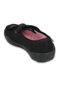 Befado obuwie dziecięce 114X240 czarne srebrny. Kolor: wielokolorowy, czarny, srebrny. Materiał: bawełna, tkanina #8