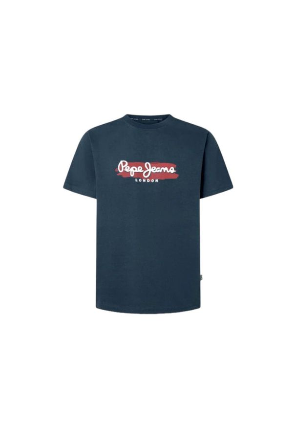 Koszulka Pepe Jeans Arsham. Kolor: biały, niebieski, wielokolorowy