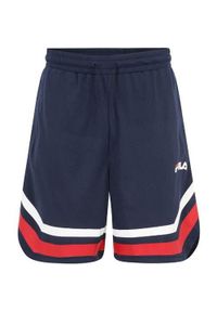 Spodnie sportowe męskie Fila Lashio Baseball Shorts. Kolor: niebieski. Długość: krótkie