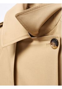 mango - Mango Trencz Fluid 57064393 Beżowy Regular Fit. Kolor: beżowy. Materiał: wiskoza, bawełna #2