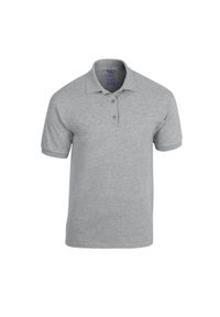 GILDAN - Koszulka Polo Dla Dorosłych Unisex Dryblend Jersey. Typ kołnierza: polo. Kolor: szary. Materiał: jersey