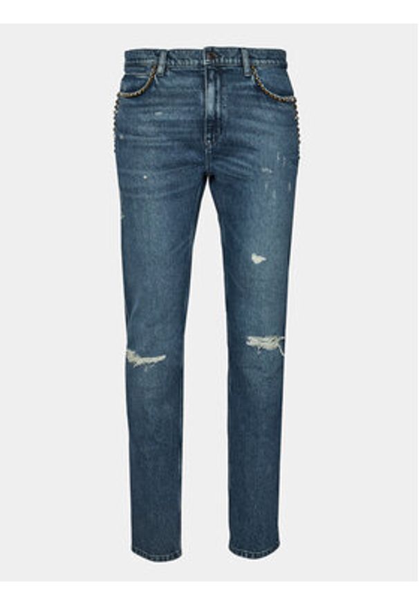 Hugo Jeansy Hugo 708 50507479 Niebieski Slim Fit. Kolor: niebieski