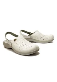 Inblu - INBLU AE-04 biały, klapki/sandały damskie. Kolor: biały. Materiał: skóra